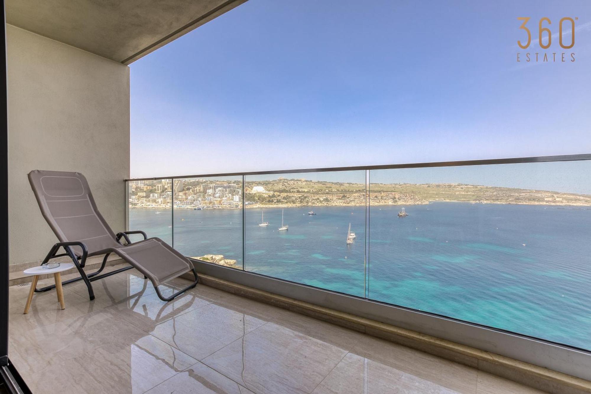 Designer 2Br Home With Stunning Views In St Pauls By 360 Estates San Pawl il-Baħar Eksteriør billede