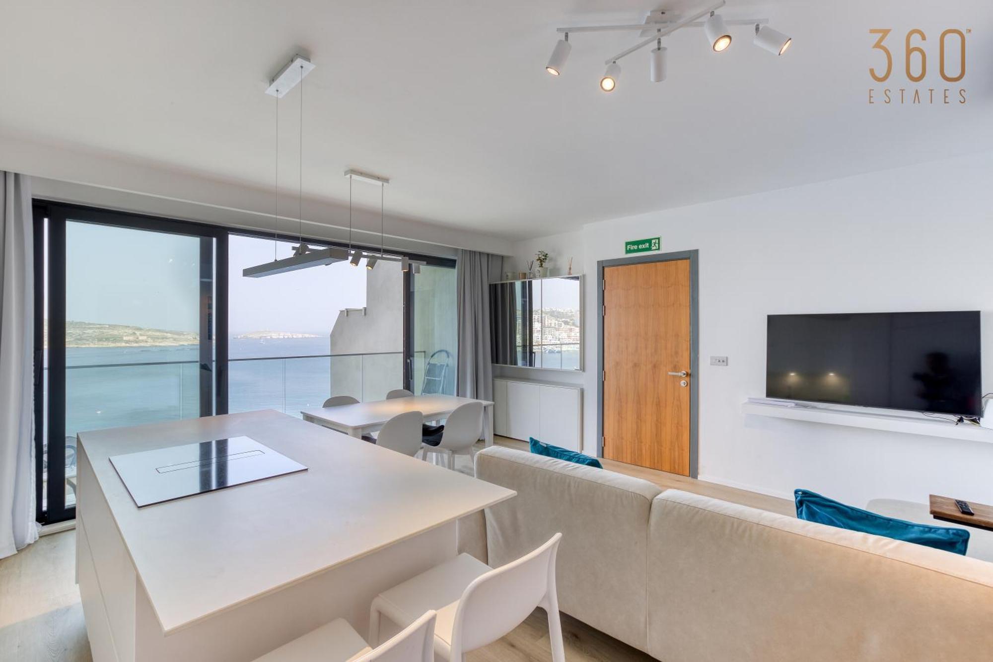 Designer 2Br Home With Stunning Views In St Pauls By 360 Estates San Pawl il-Baħar Eksteriør billede